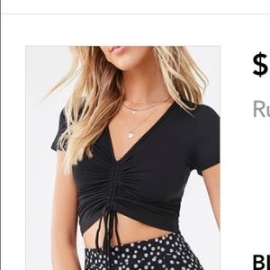 Forever 21 ruched shirt